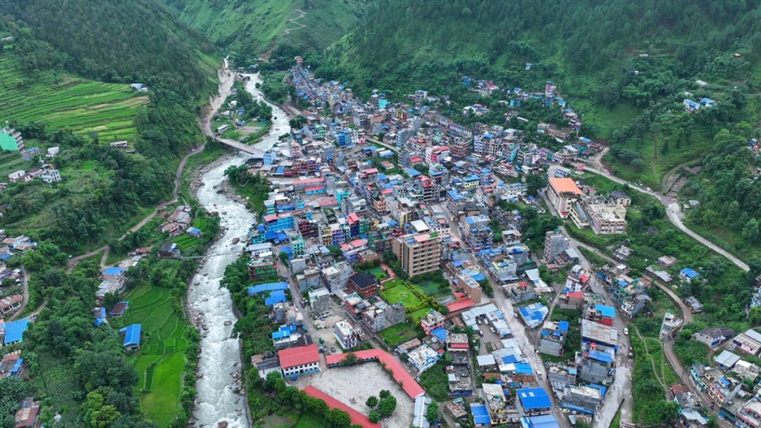 बागलुङको व्यापारीक केन्द्र बुर्तिबाङ बजार