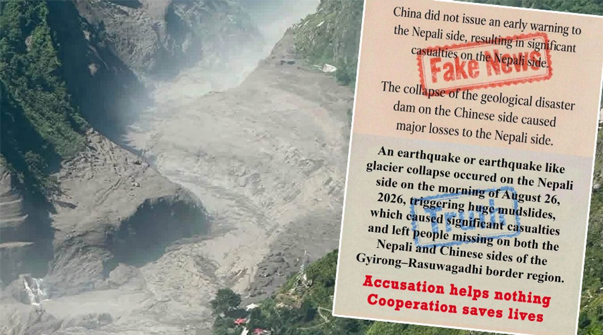 चिनियाँ दूतावासद्वारा बाढीको पूर्वसूचना नदिएको आरोपको खण्डन