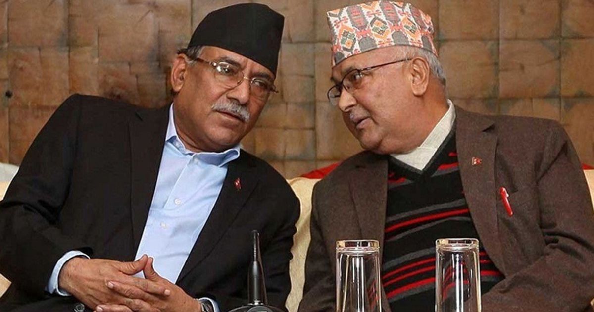 प्रचण्डलाई ओलीको अफरः ‘कार्यगत एकता गरौँ, विद्यालाई नेता मानेर अघि बढौँ’