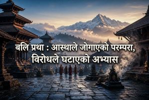 दसैंमा बलि प्रथा : विराेधाभाषबीच आस्थाले जोगाएको परम्परा
