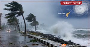 आन्ध्र प्रदेशमा अर्नब चक्रवातको वितण्डाः १५० किमि प्रतिघण्टा तीव्रताको आँधीले जनजीवन प्रभावित