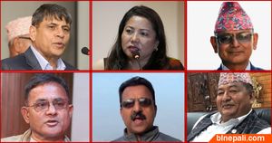 माधव नेपालले गरे पार्टी छोडेका भुसाल, झाँक्रीसहित ६ नेताको सदस्यता खारेज