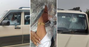 सर्लाहीमा अमरेशका कार्यकर्ताको उदण्डताः कांग्रेस नेता सवार गाडीमा आक्रमण