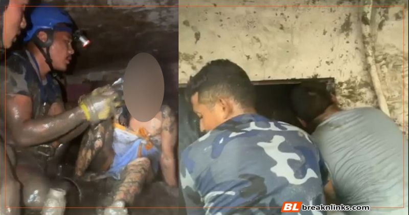बेत्रावतीमा बाढीमा पुरिएको घरबाट एक महिलाको जीवितै उद्धार