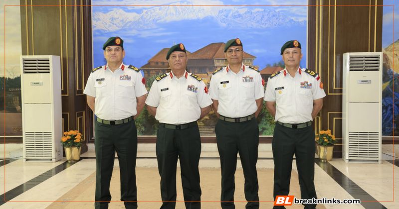 सेनाका ३ सहायक रथी उपरथीमा बढुवा, दर्ज्यानी चिन्ह प्रदान