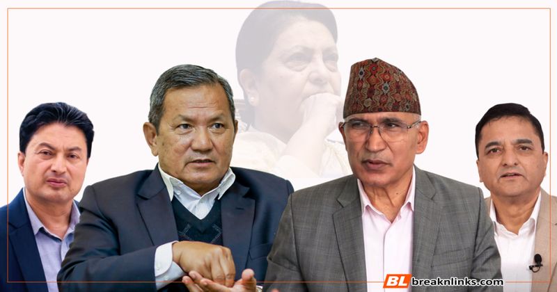 ओलीलाई अध्यक्षबाट हटाउन विष्णु पौडेलको दौडधुप